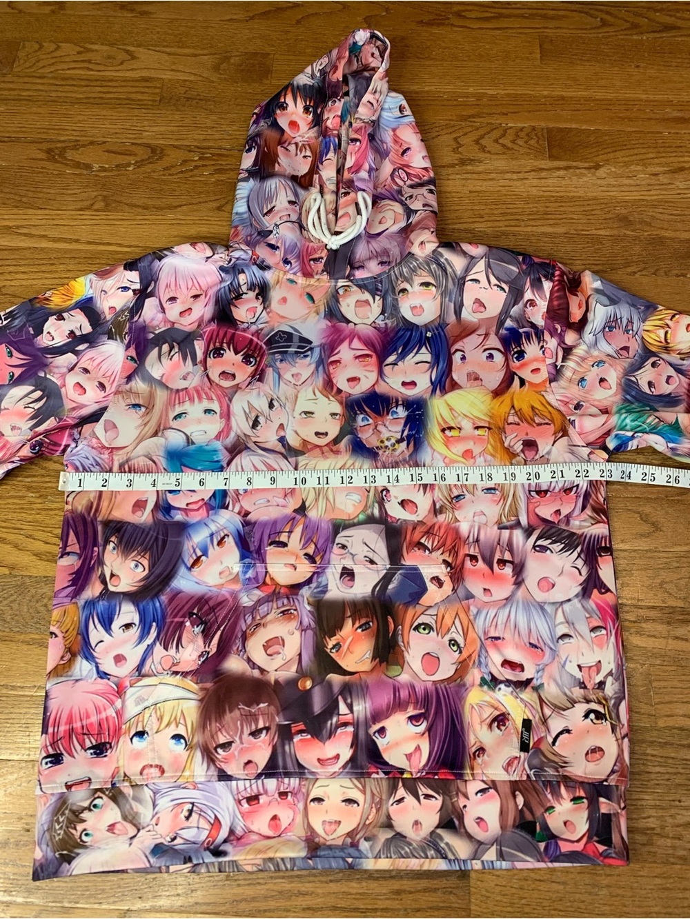CD CLOTHES Anime Ahegao Collage Graphic Hoodie Sweatshirt Large - Picture 6 of 7